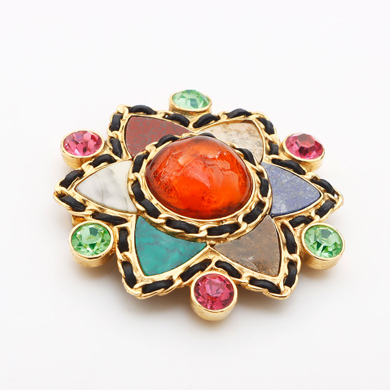 楽天市場】シャネル CHANEL グリポア 95A 1995年 ブローチ マルチ