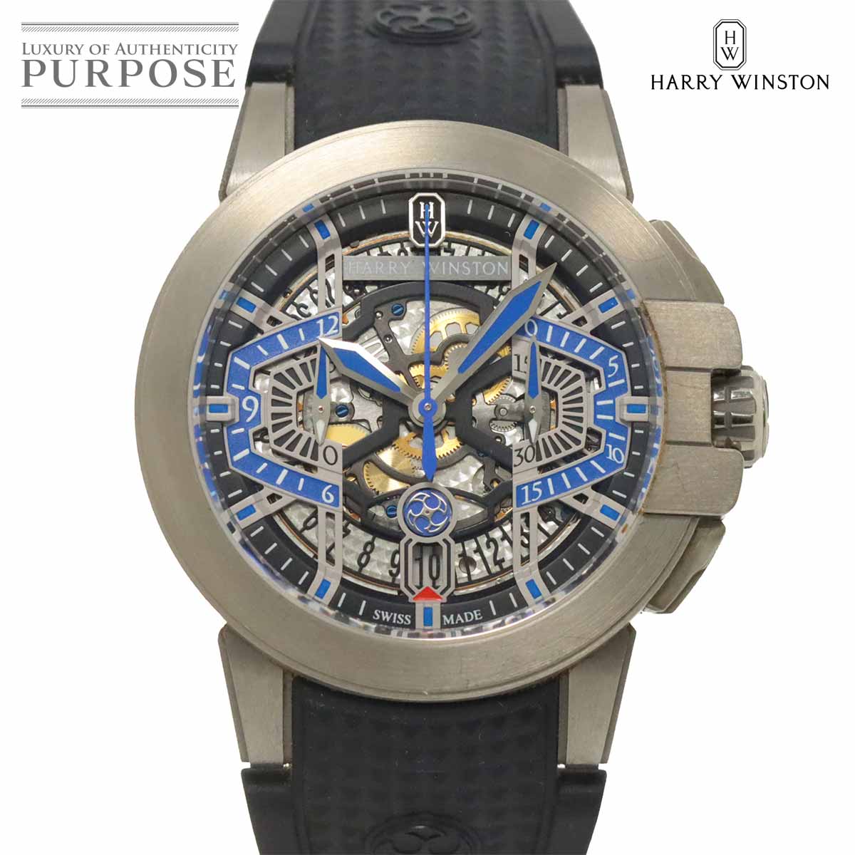 楽天市場】ハリー・ウィンストン（素材（時計ベルト）ラバー）（メンズ