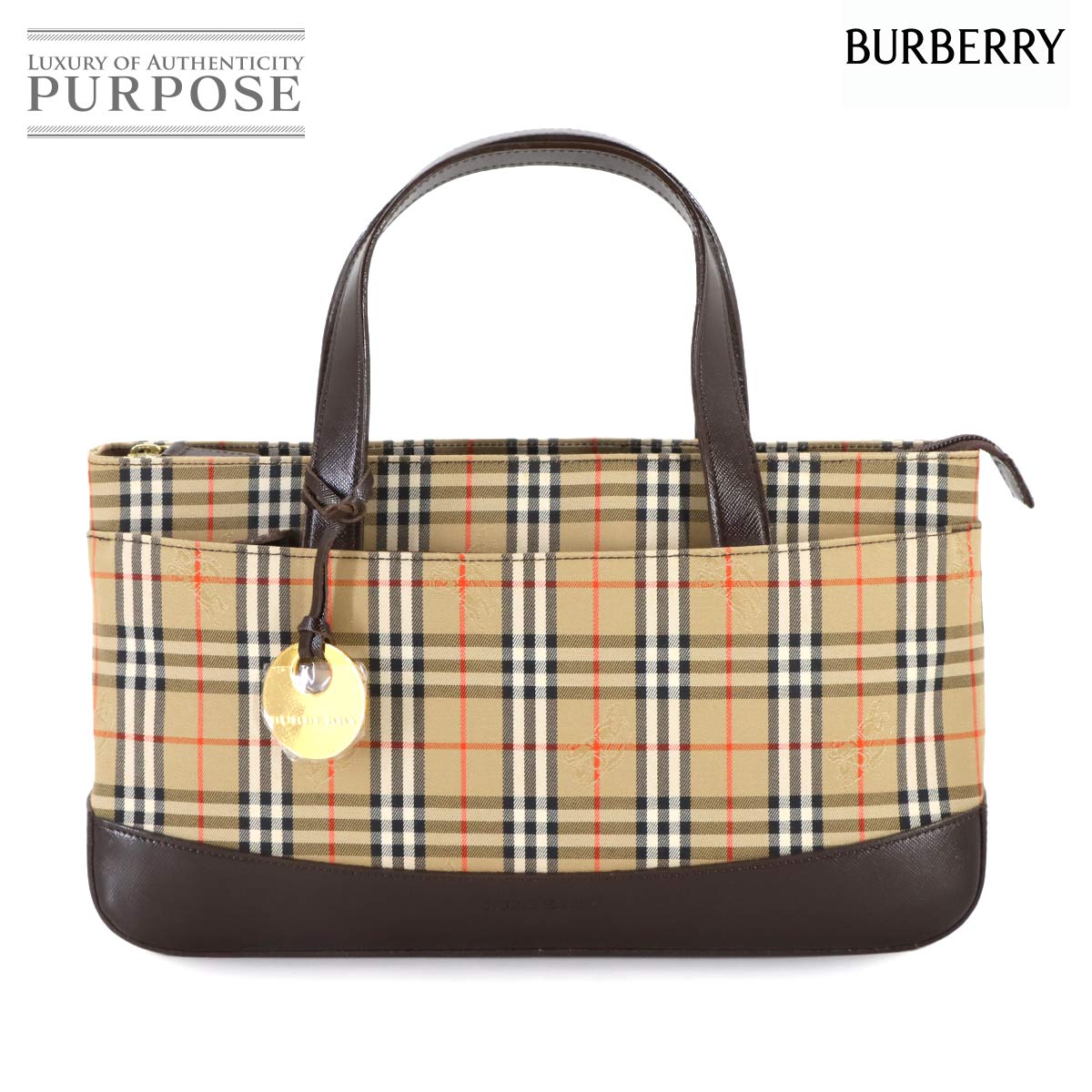 楽天市場】burberry バーバリー ノバチェック バッグ 中古の通販