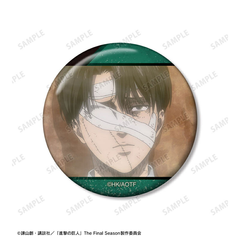 楽天市場】進撃の巨人 リヴァイ 場面写缶バッジ5個セット Vol.2 アルマ