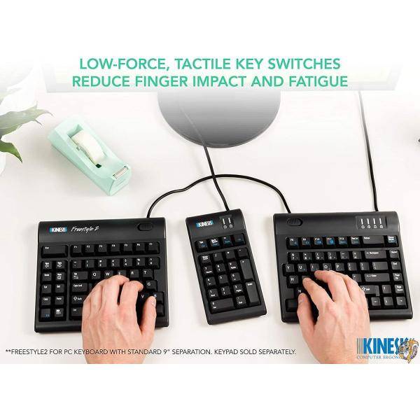 楽天市場】Kinesis Freestyle2 Ergonomic Keyboard for PC (20