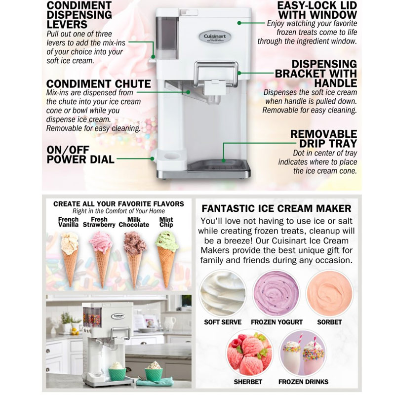 楽天市場】全自動 ソフトクリーム メーカー クイジナート Cuisinart