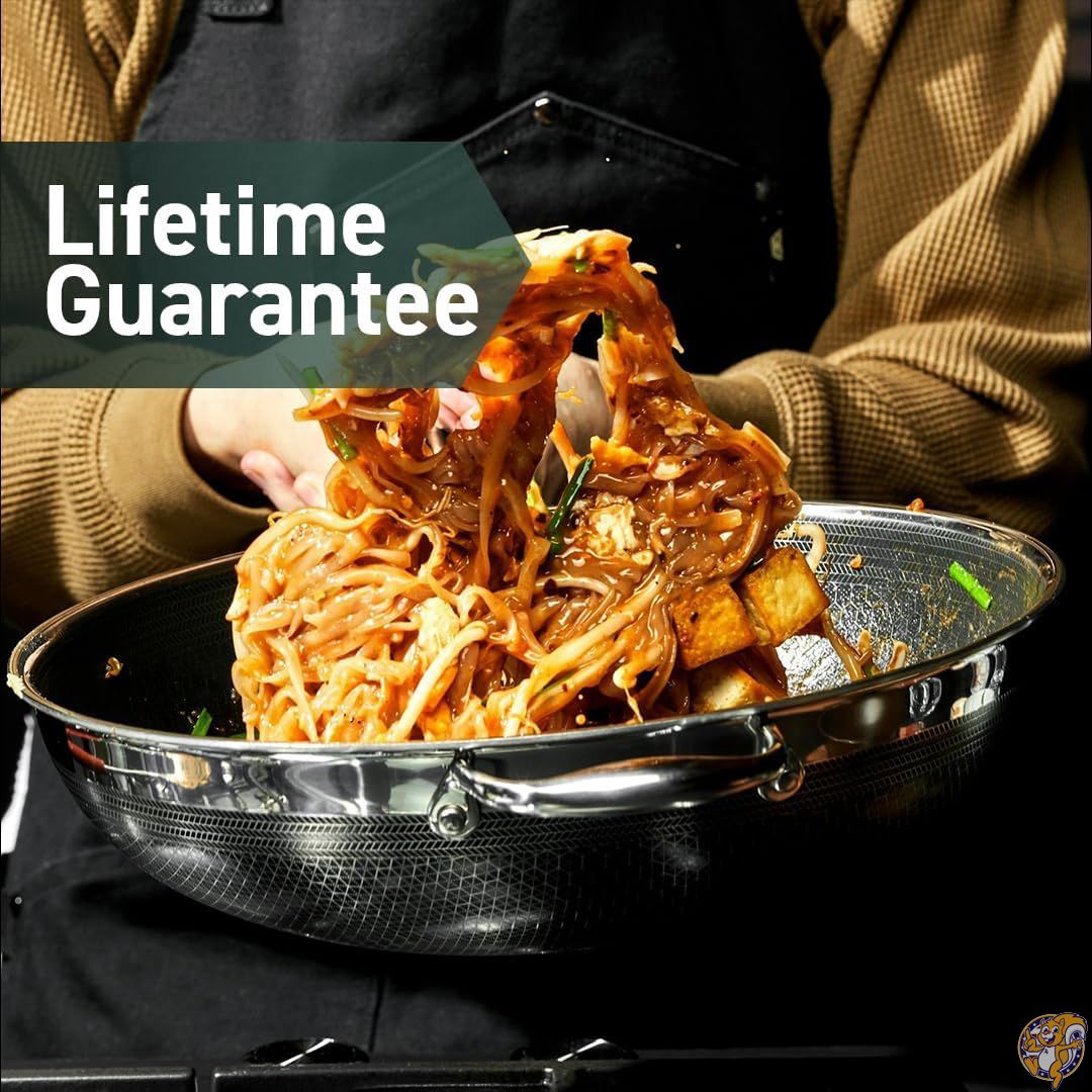 楽天市場】HexClad ハイブリッド ノンスティック 中華鍋 【26cm