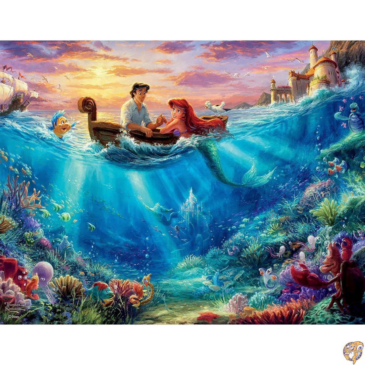 楽天市場】パズル トーマス・キンケード ディズニーコレクション 4イン