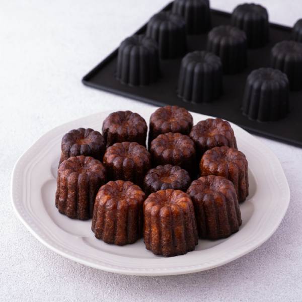 楽天市場】カヌレ型 テフロン MBテフロン加工 下町カヌレ天板12P 1個入