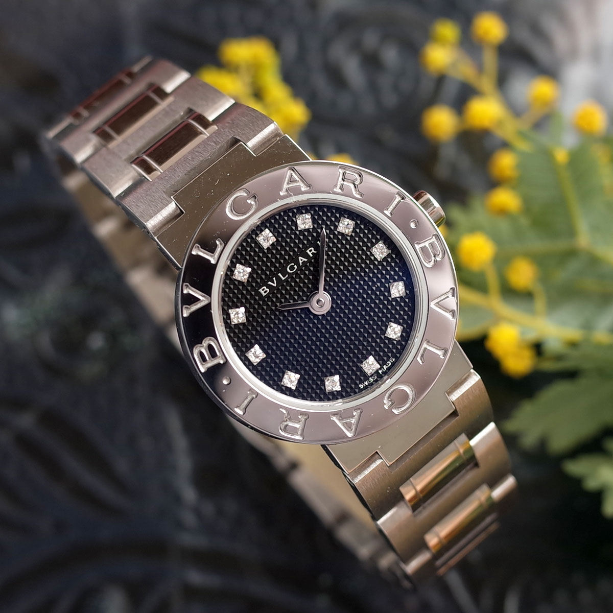 楽天市場】【中古】美品 保証書 BVRGALI ブルガリブルガリ BB23SS