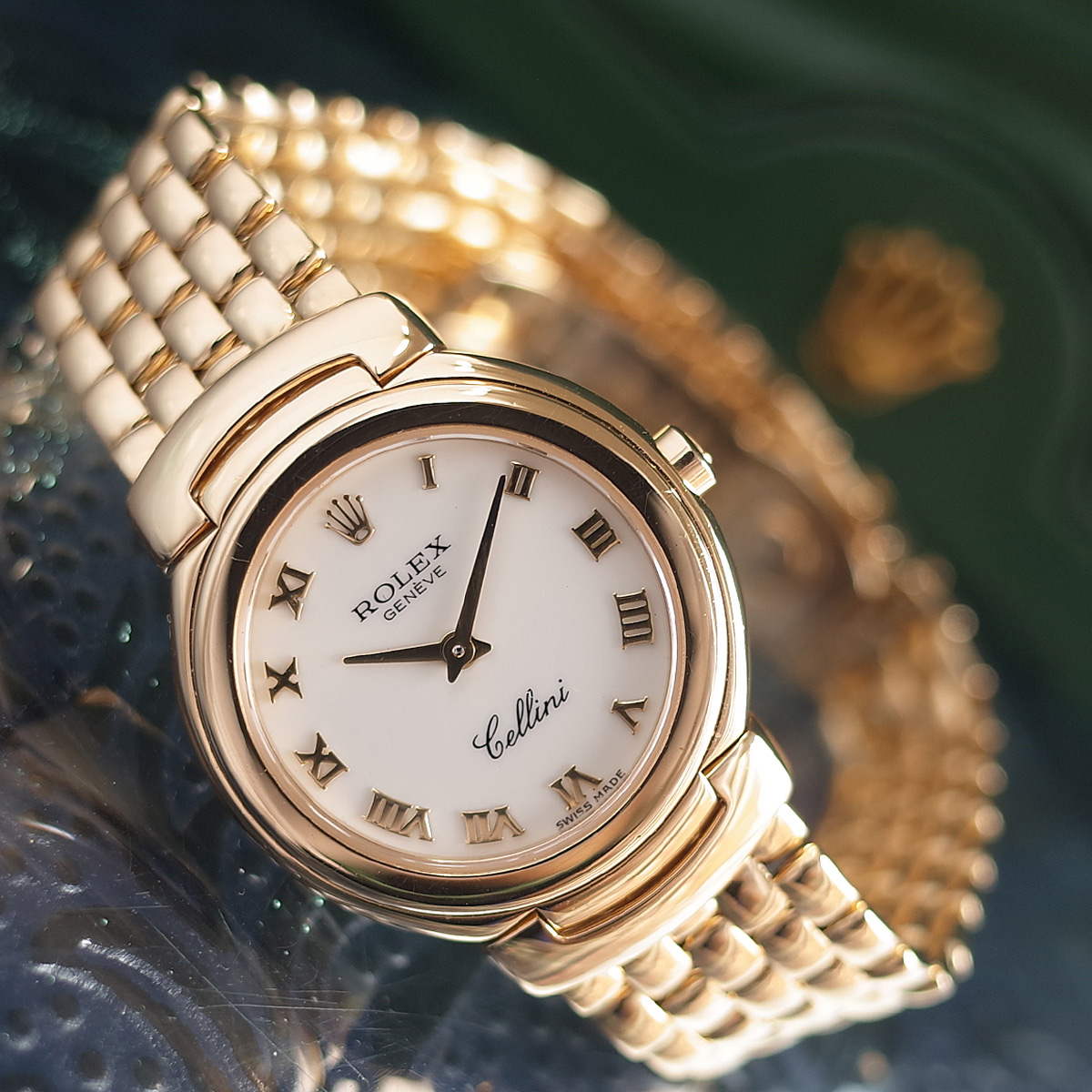 楽天市場】ロレックス チェリーニ 6621 E番 1990年 K18YG 750 白文字盤