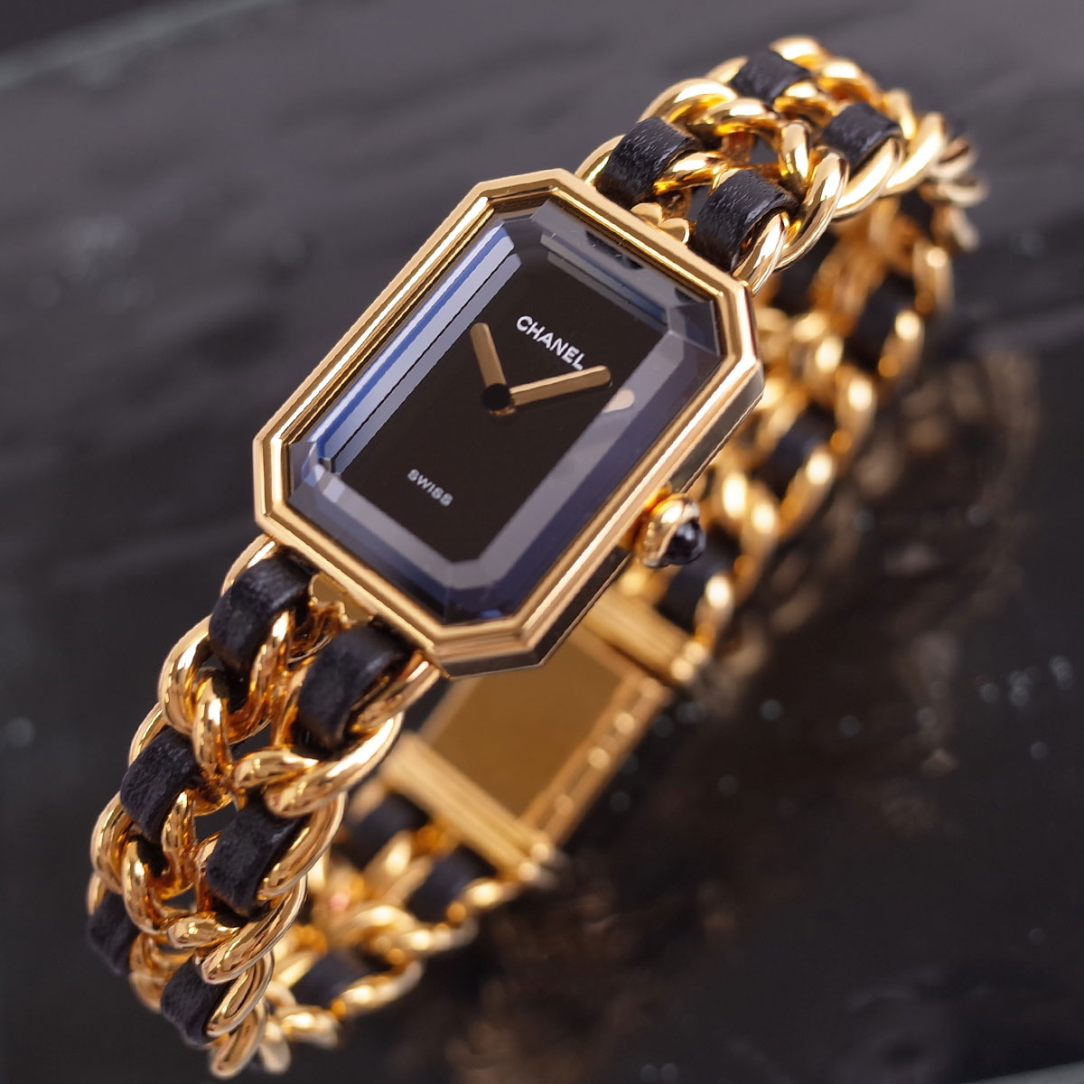 楽天市場】極美品 シャネル CHANEL プルミエール ブラック ゴールド