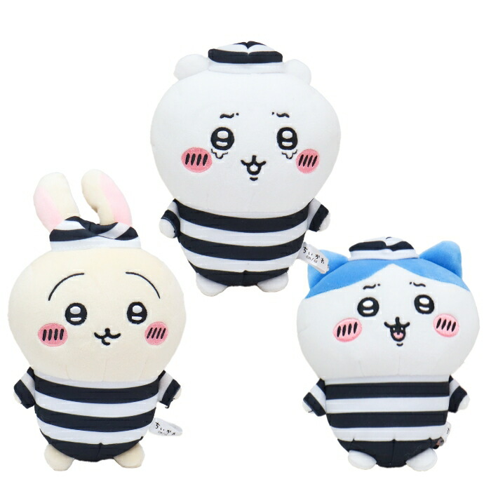 楽天市場】ちいかわ ぽてたまぬいぐるみ 囚人 ハチワレ ウサギ