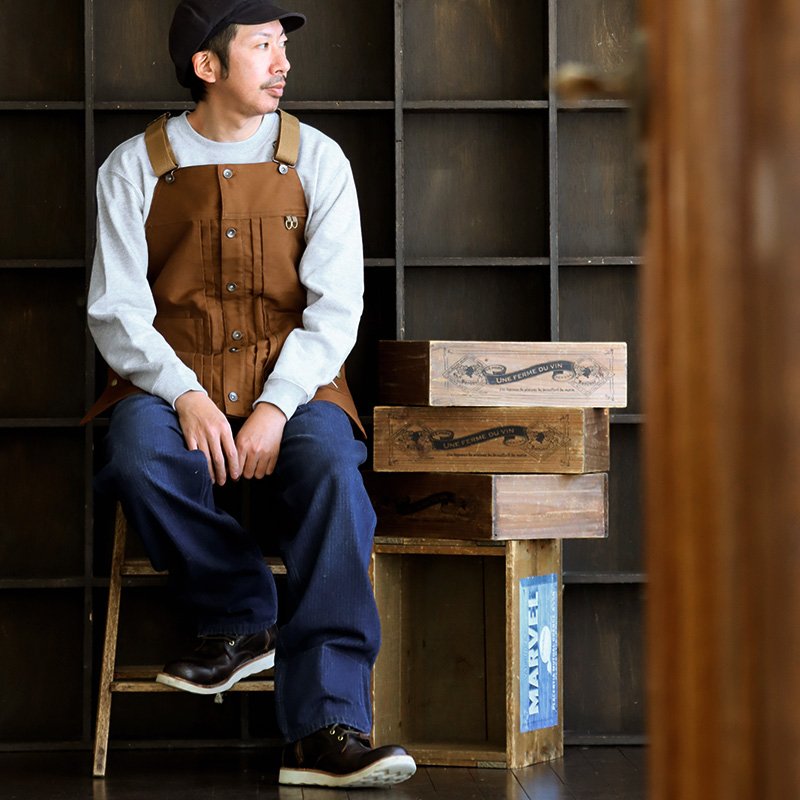 POST POST OVERALLS◇ベスト/M/キャメル/USA製/アメカジ OVERALLS