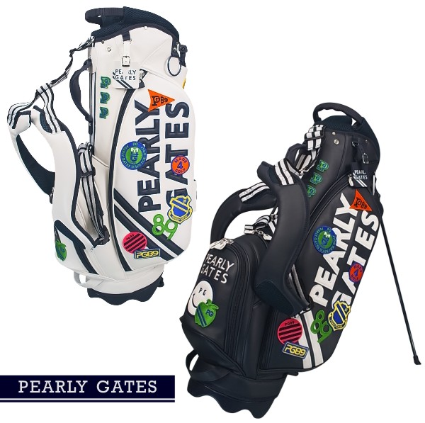 最終お値下げPEARLY GATES ゴルフバッグ 89 スマイリーフェイス PEARLY