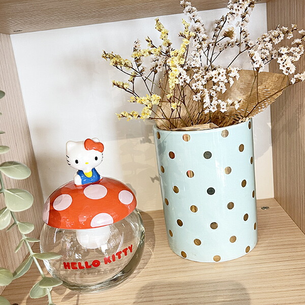 楽天市場】サンリオ ハローキティ きのこキャニスター 小物入れ Sanrio
