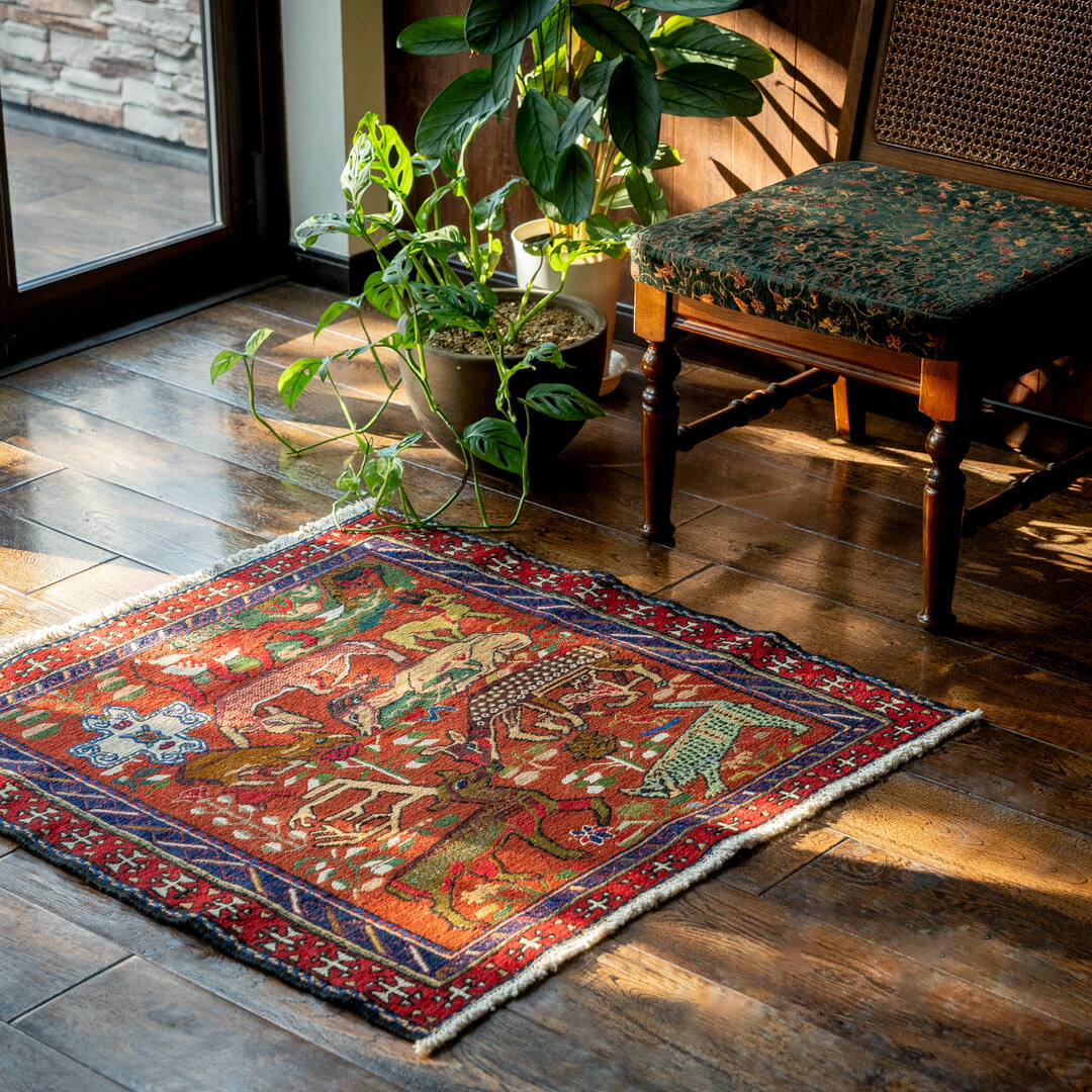 楽天市場】【本場イラン産】85×85cm キリム 玄関マット他（送料無料