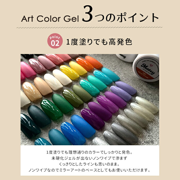 楽天市場】matey アートカラージェル ジェルネイル セルフネイル