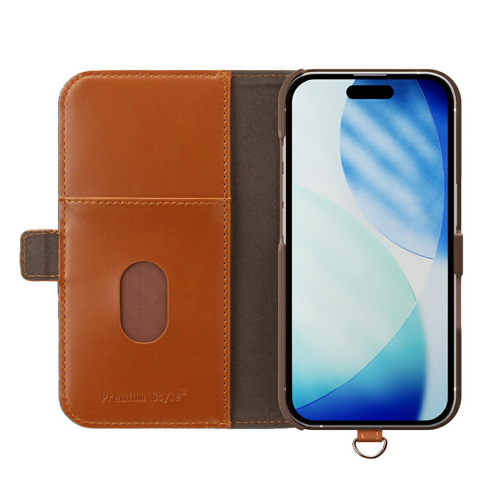 楽天市場】iPhone 17 用 フリップカバー 手帳型 PUレザー ケース