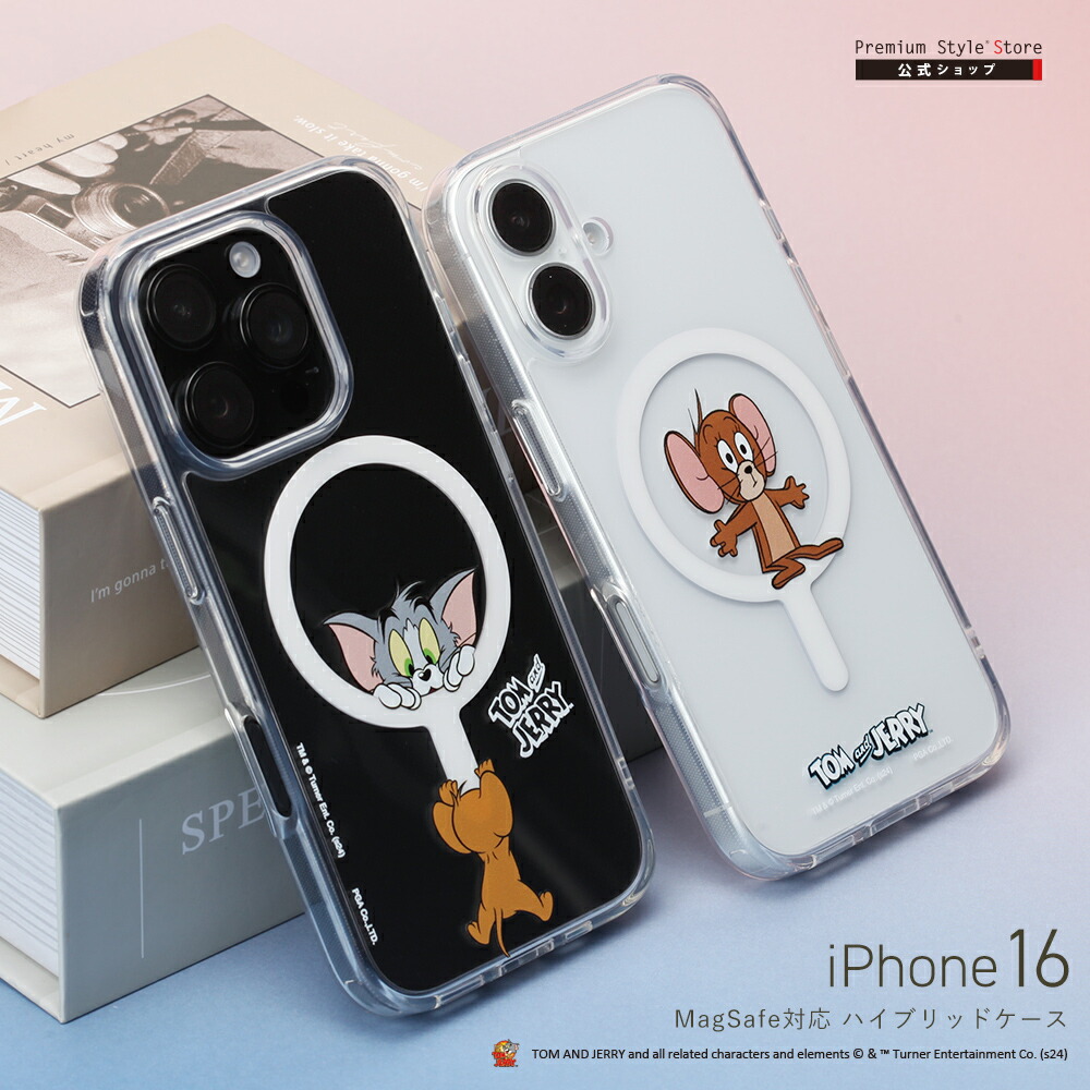 楽天市場】iPhone16 ケース カバー トムとジェリー キャラクター トム