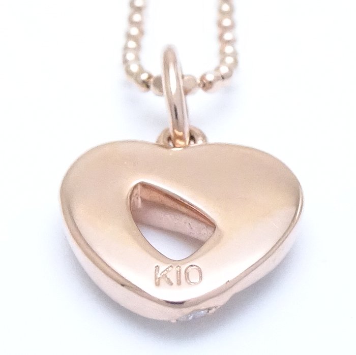 楽天市場】CELINE セリーヌ ダイヤモンド ハート ネックレス K10PG