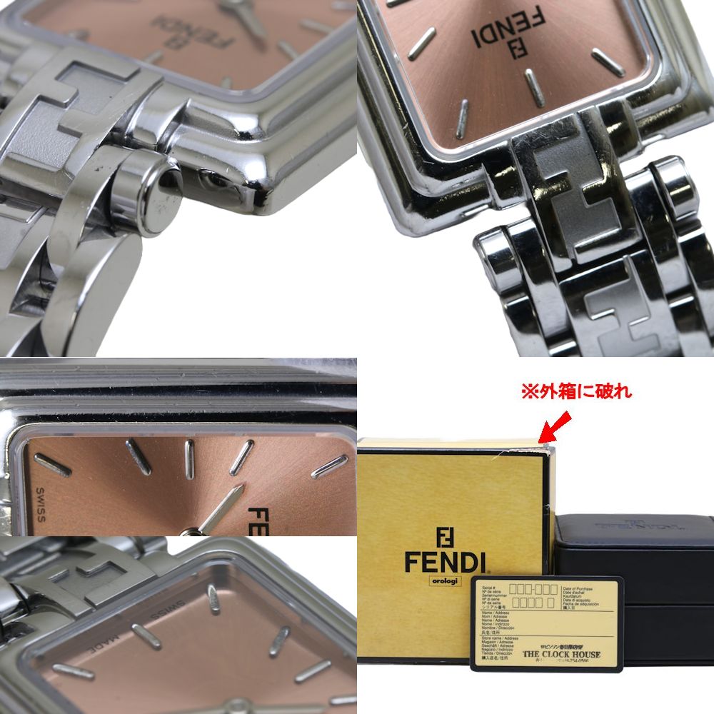 楽天市場】FENDI フェンディ オロロジスクエア 710L【電池交換済