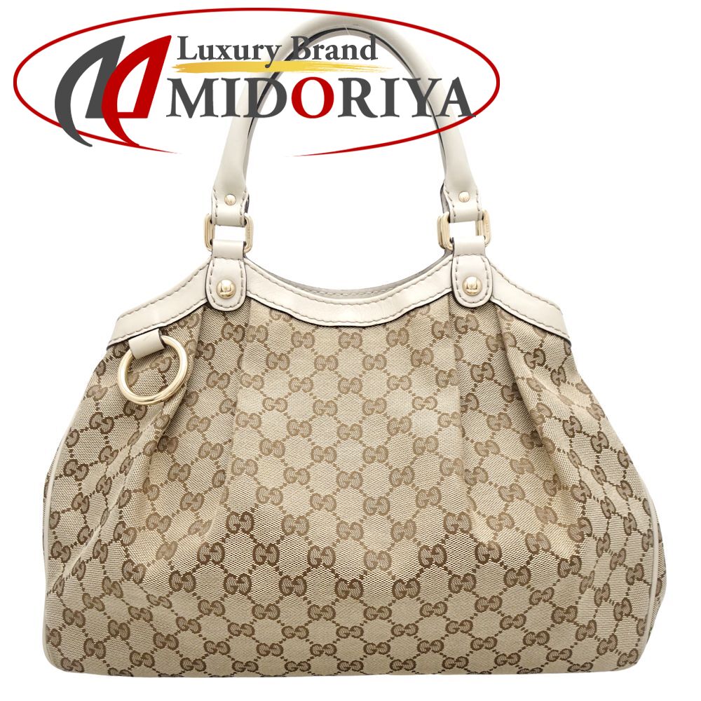 楽天市場】GUCCI グッチ 211944 トートバッグ GGキャンバスxレザー