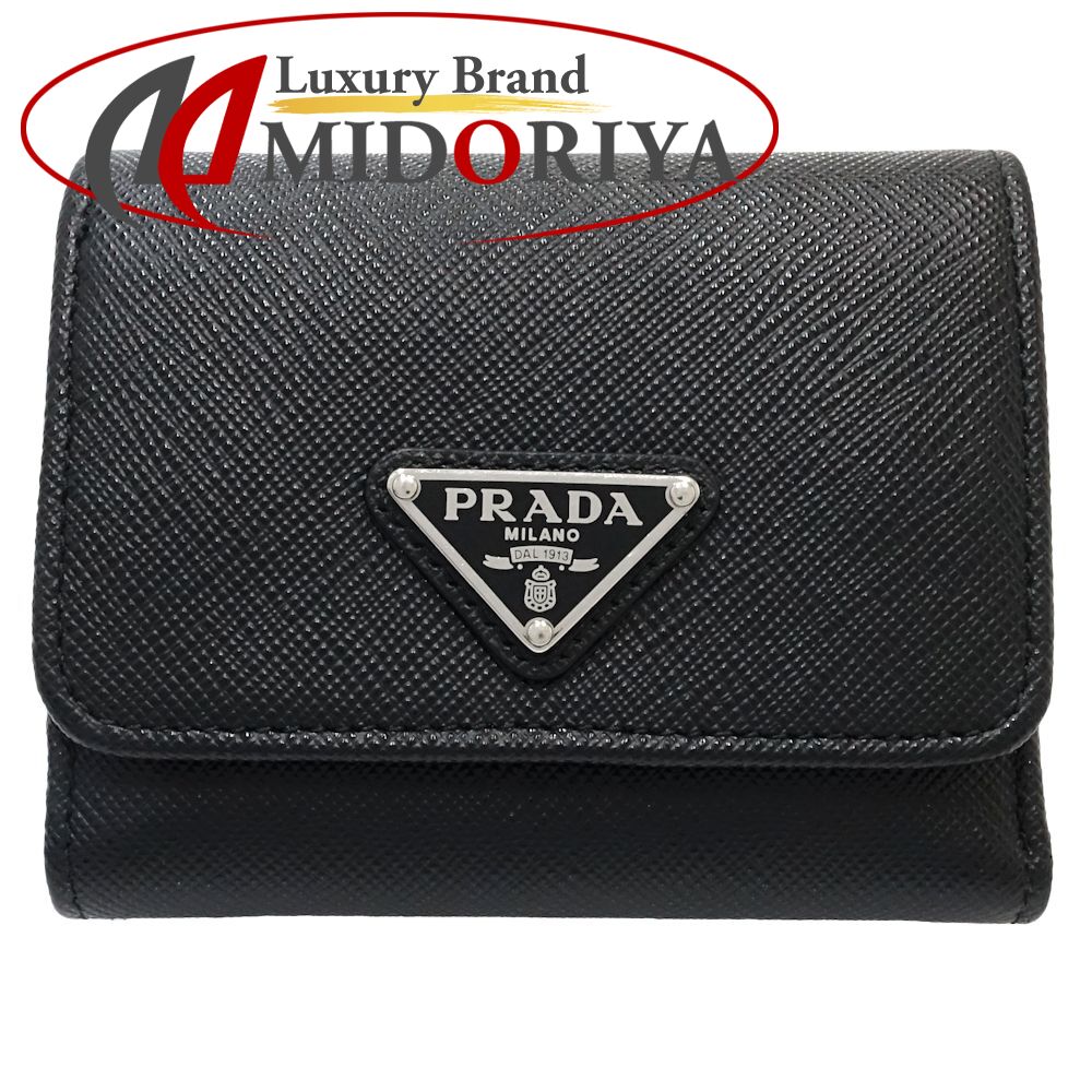 楽天市場】PRADA プラダ 三つ折り財布 1MH043 コンパクトウォレット