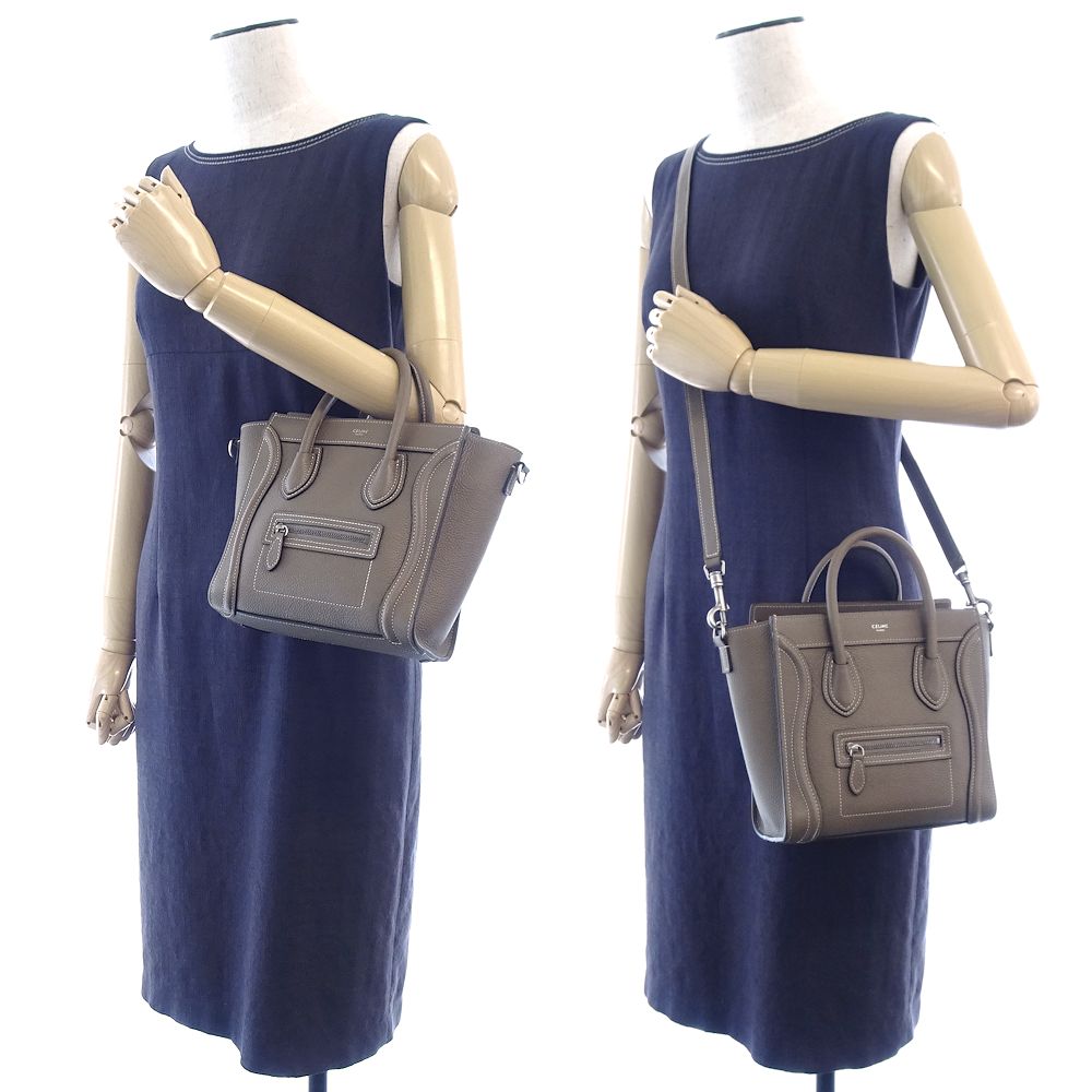 楽天市場】セリーヌ CELINE 189243DRU.09SO ラゲージナノ ドラムド