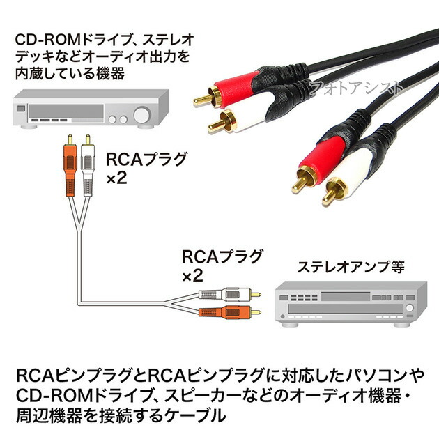 楽天市場】【互換品】Pioneer/パイオニア対応 RCAオーディオケーブル