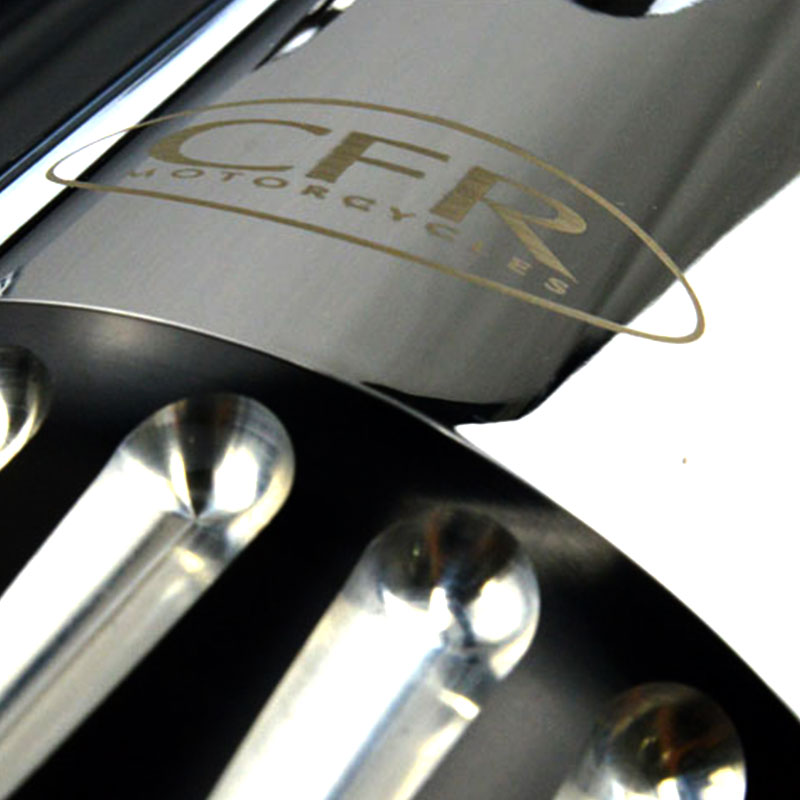 楽天市場】CFR□ダブルフルートマフラー クロームボディ×コントラスト