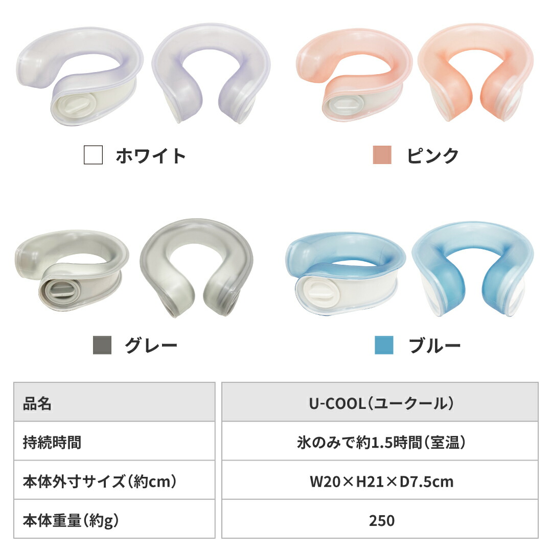 楽天市場】【期間限定P10UP】U-COOL ネッククーラー 氷のう 熱中症対策
