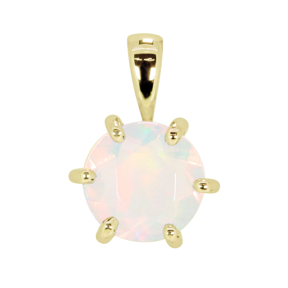 楽天市場】オパール ペンダントトップ 大粒 ネックレストップ k18 18金