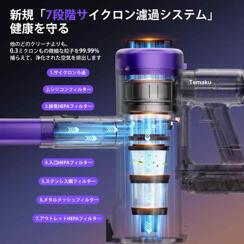 楽天市場】掃除機 コードレス【2026年モデル先行発売業界トップレベル