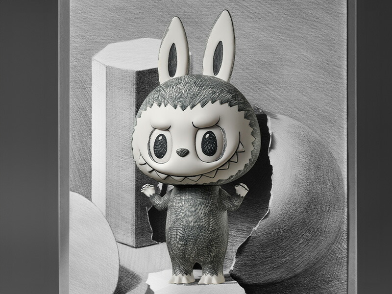 楽天市場】MEGA LABUBU 400% Sketch : POP MART JAPAN 楽天市場店