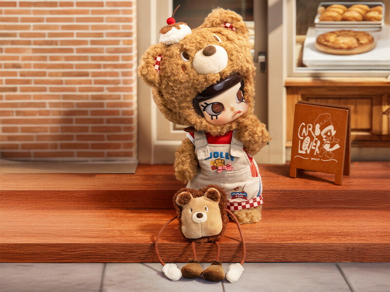 楽天市場】MOLLY Bear Bread 1/8 アクションフィギュア : POP MART