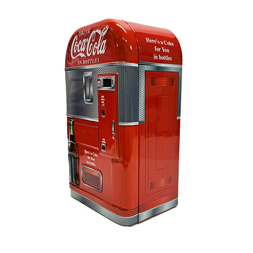 楽天市場】コカ・コーラ 自販機型 貯金箱 ( Red×Gray ) 19151b コーラ