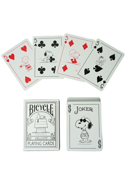 楽天市場】PEANUTS BICYCLE PLAYING CARDS : MEDICOM TOY TOKYO