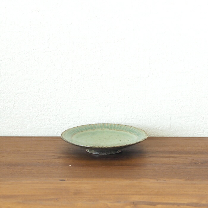 楽天市場】市野耕 灰釉 4寸縞皿 / 市野耕 作家もの 和食器 作家もの