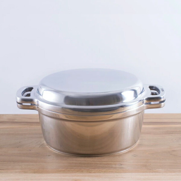 楽天市場】KING 無水鍋 18cm / king無水鍋 無水調理 アルミ 鍋 両手鍋