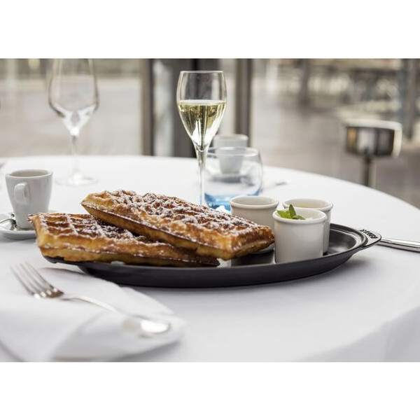 楽天市場】staub ストウブ フィッシュホットプレート 31cm IH対応 黒