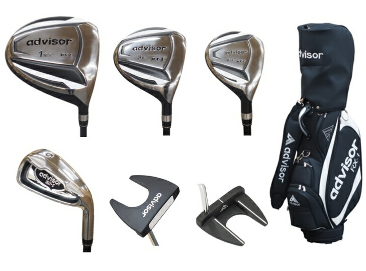 楽天市場】advisor アドバイザー メンズ レフティー ゴルフクラブ