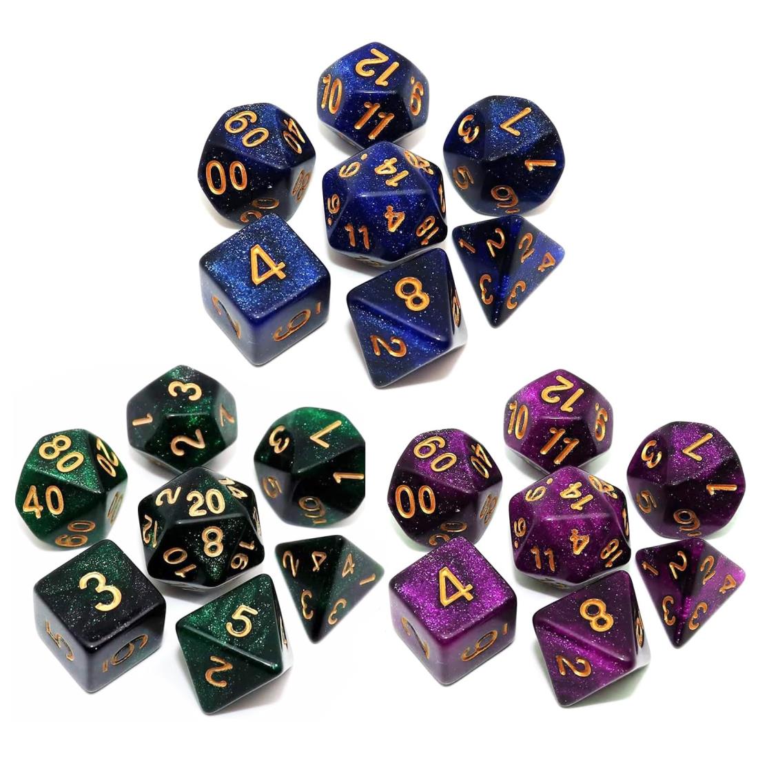 楽天市場】LIANHATA 多面体 ダイス サイコロ セット アクリル 21個入り