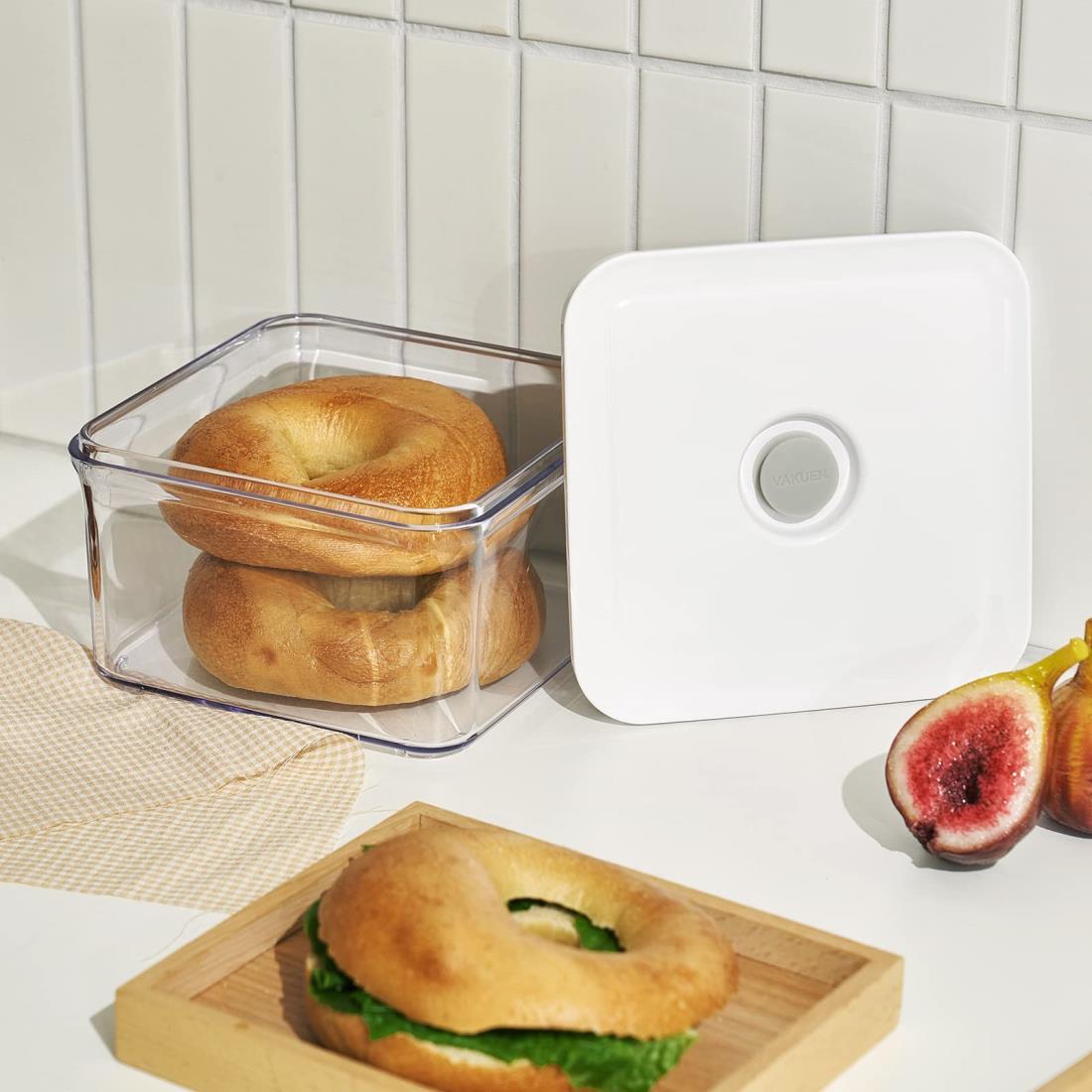 楽天市場】VAKUEN プレミアム真空保存容器 ショート 2個セット バルブ