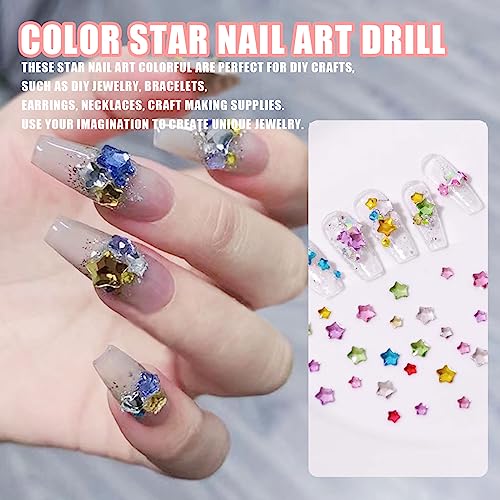 楽天市場】ネイルパーツ 150個セット 3D 立体 星 カラフル ネイル