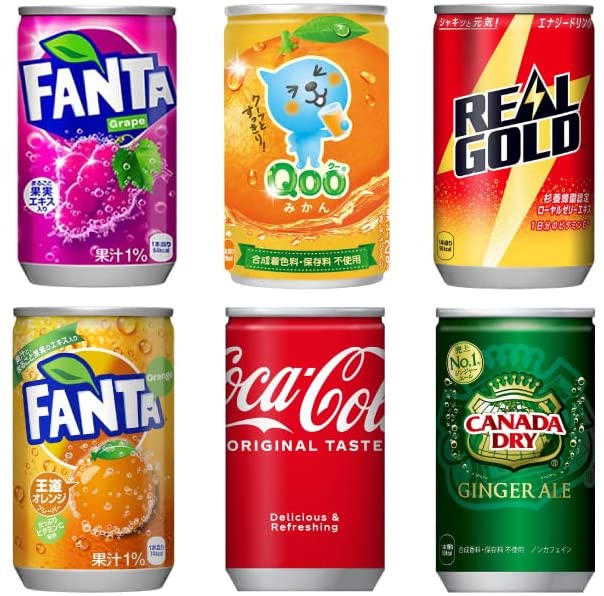 楽天市場】コカ・コーラ 160ml ミニ缶 6種（コカコーラ・ファンタ