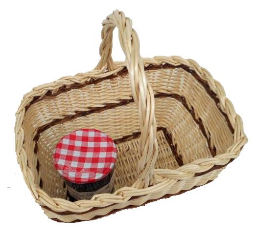 楽天市場】フランス柳バスケット パニエ レクタングルS【手づくりの