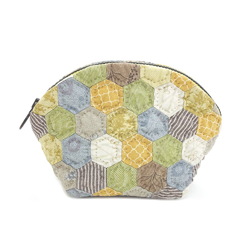 楽天市場】ヘキサゴンのポーチ | キット パッチワーク キルト