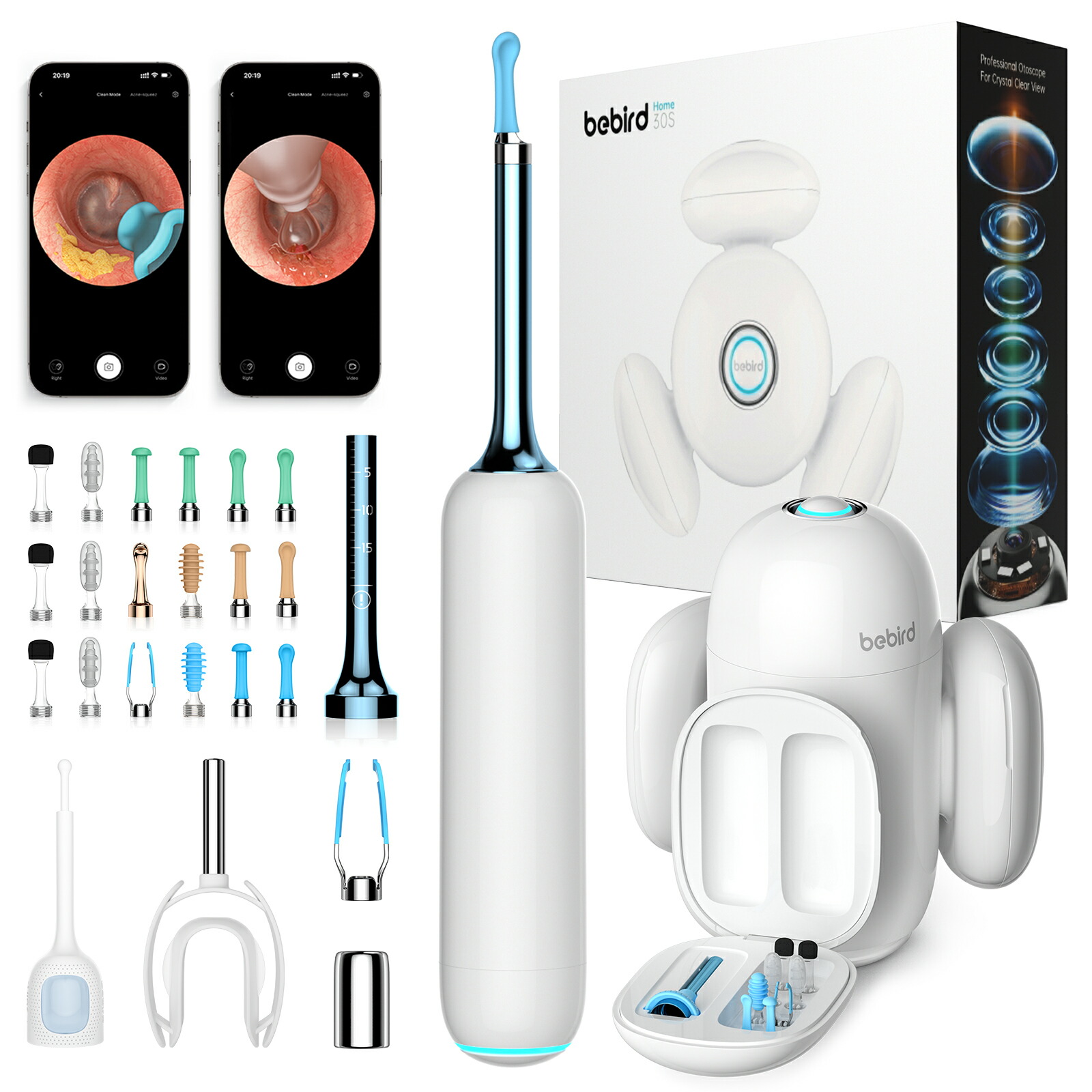 楽天市場】【ピンセット、給液、UV除菌を一台多役】BEBIRDカメラ付き