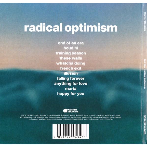 楽天市場】デュアリパ CD アルバム DUA LIPA RADICAL OPTIMISM 輸入盤