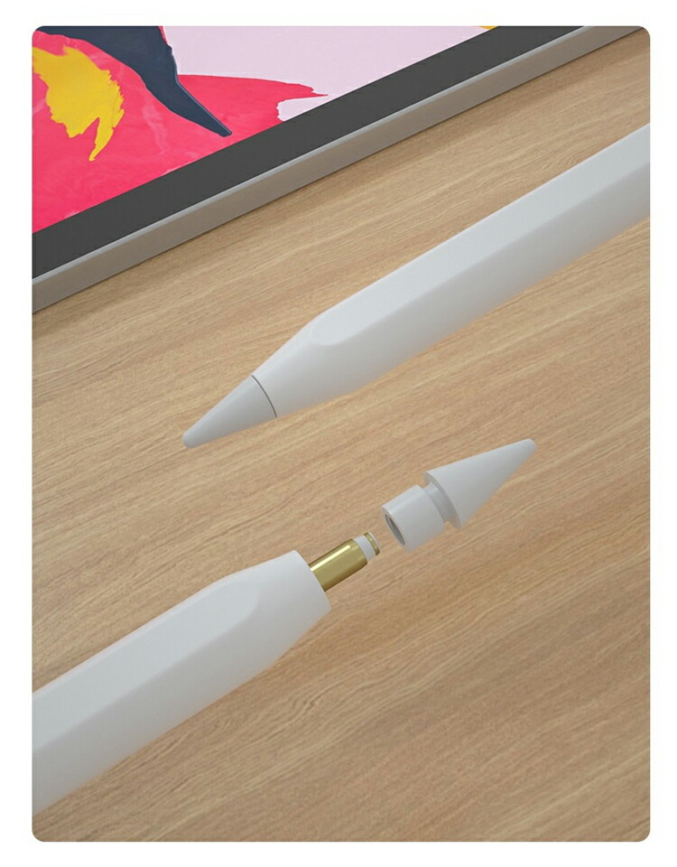 楽天市場】【3個入】Apple Pencil ペン先 第1世代 第2世代 用 替え芯