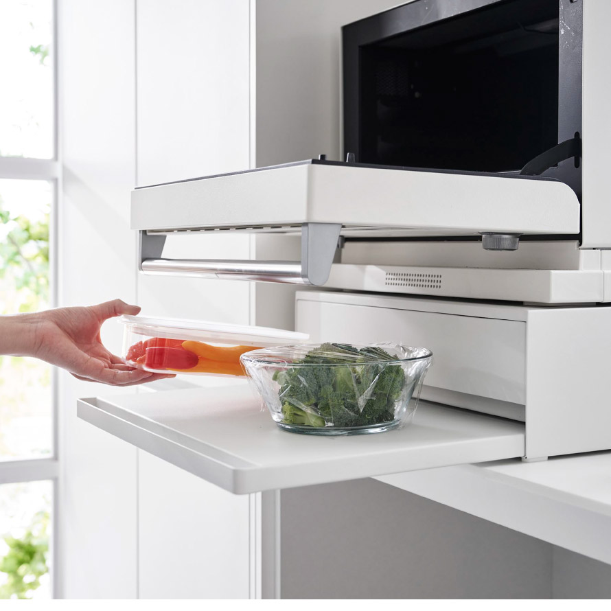 楽天市場】トースター下 ラック スライドテーブル タワー tower 山崎