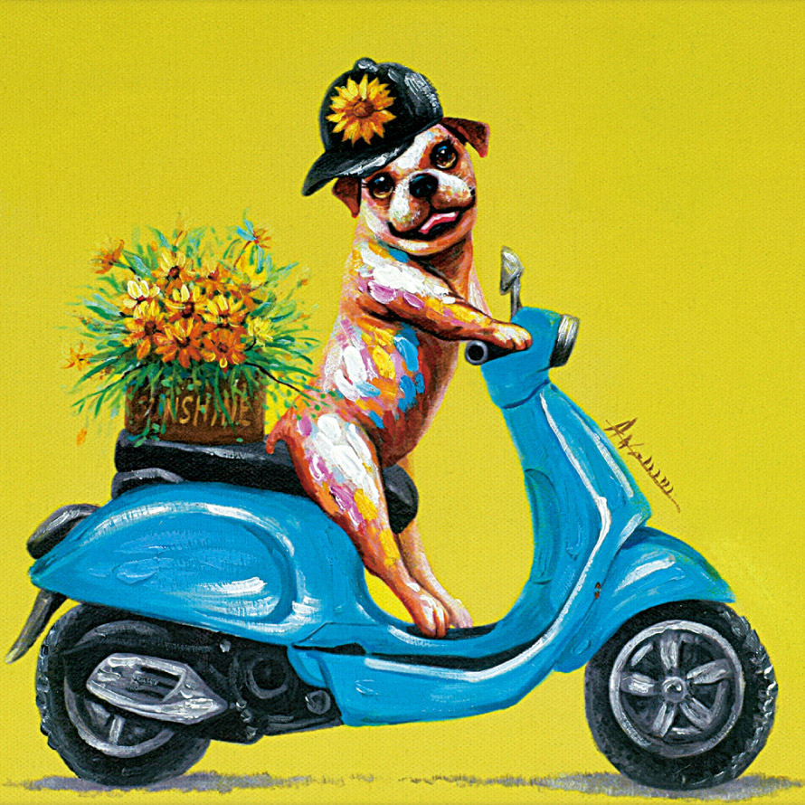 楽天市場】アートパネル 犬 アートフレーム 油絵 アート 絵 インテリア