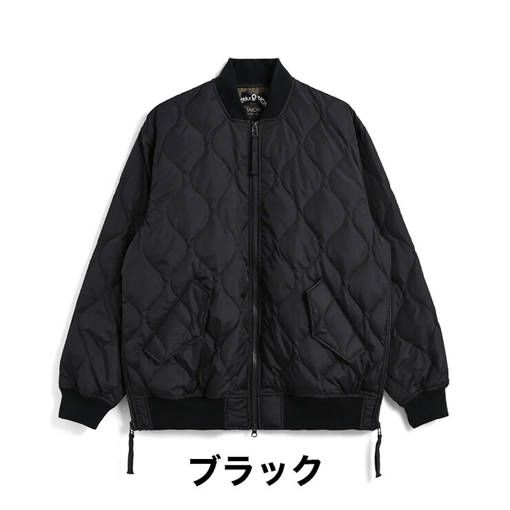 楽天市場】【ポイント10倍中】TAION タイオン MA-1 ミリタリー ダウン